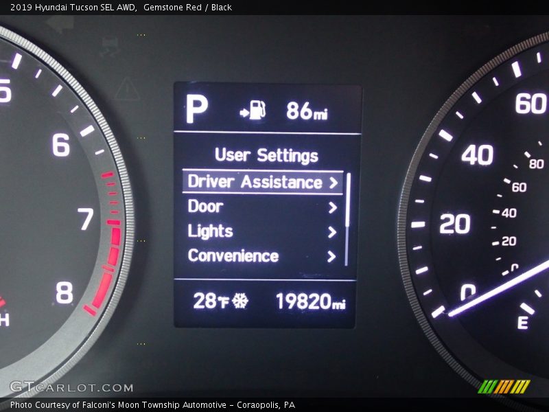 Gemstone Red / Black 2019 Hyundai Tucson SEL AWD