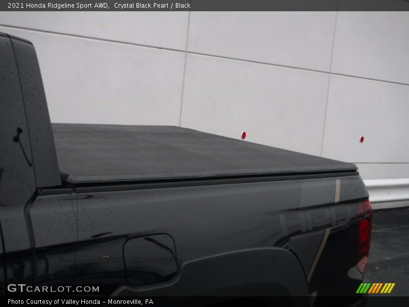 Crystal Black Pearl / Black 2021 Honda Ridgeline Sport AWD