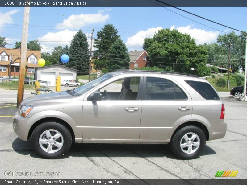 Sand Beige / Beige 2008 Kia Sorento LX 4x4