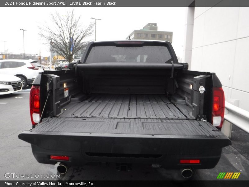 Crystal Black Pearl / Black 2021 Honda Ridgeline Sport AWD
