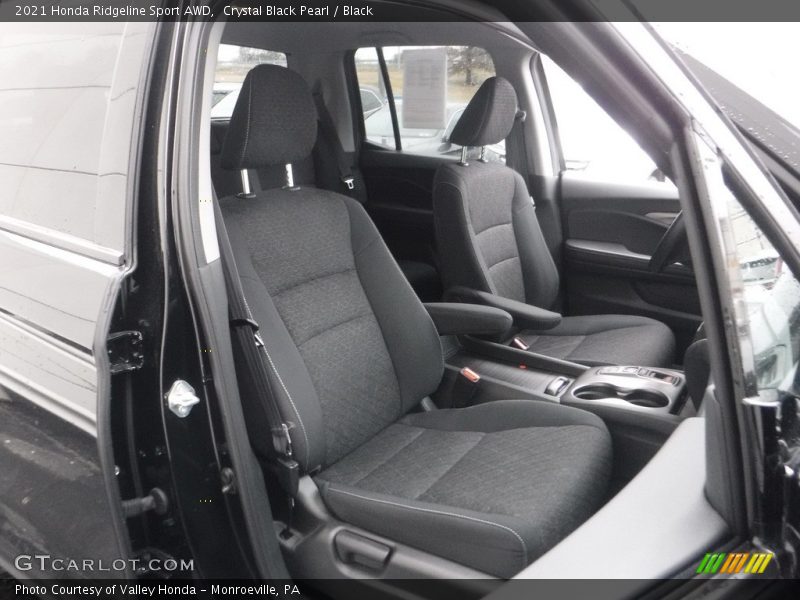 Crystal Black Pearl / Black 2021 Honda Ridgeline Sport AWD