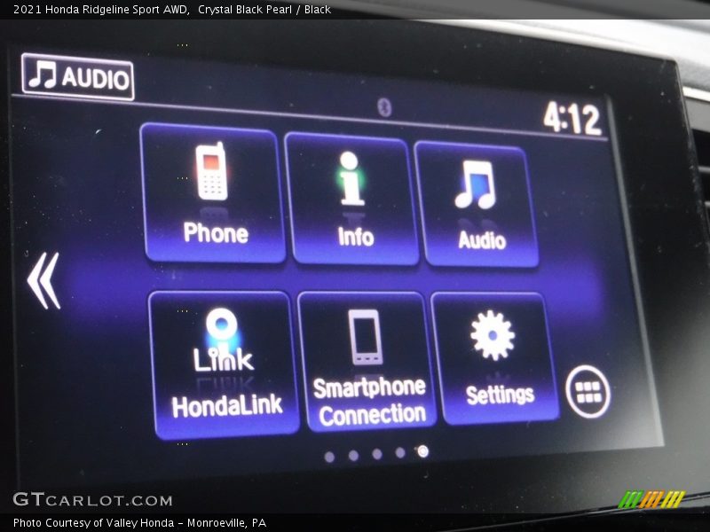 Crystal Black Pearl / Black 2021 Honda Ridgeline Sport AWD