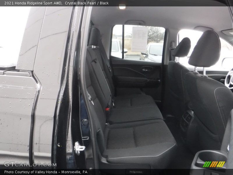 Crystal Black Pearl / Black 2021 Honda Ridgeline Sport AWD