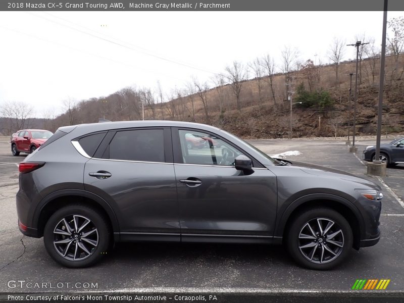 Machine Gray Metallic / Parchment 2018 Mazda CX-5 Grand Touring AWD