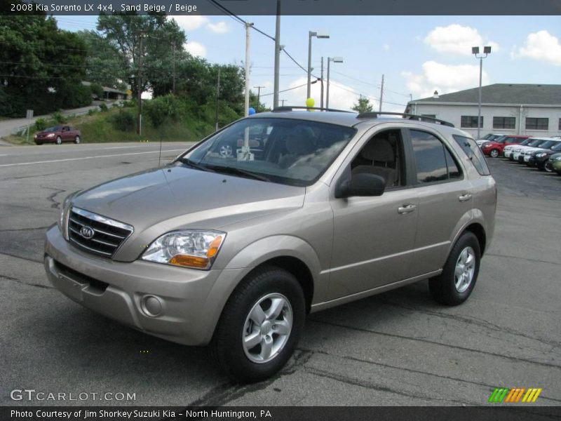 Sand Beige / Beige 2008 Kia Sorento LX 4x4