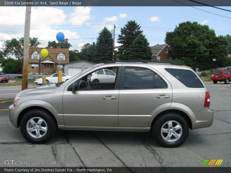 Sand Beige / Beige 2008 Kia Sorento LX 4x4