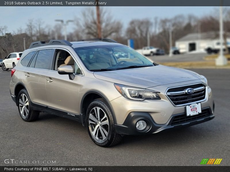 Tungsten Metallic / Ivory 2018 Subaru Outback 2.5i Limited