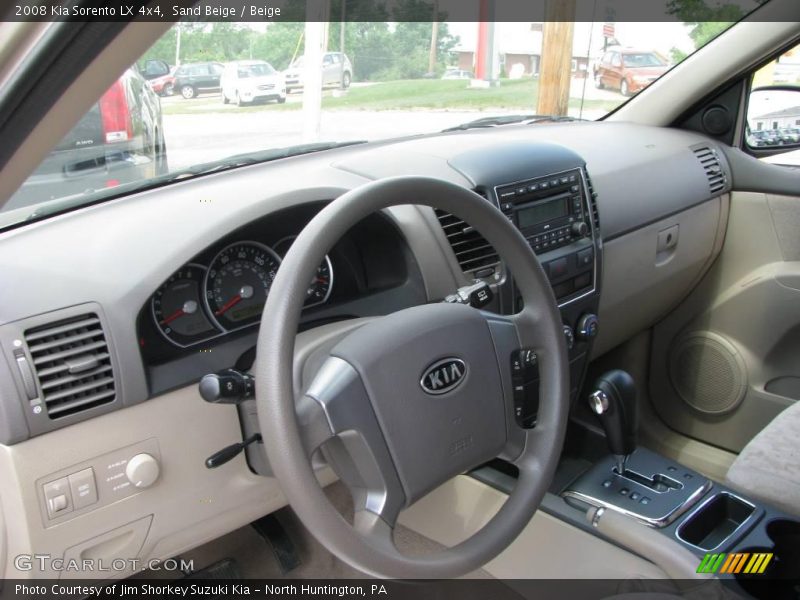 Sand Beige / Beige 2008 Kia Sorento LX 4x4