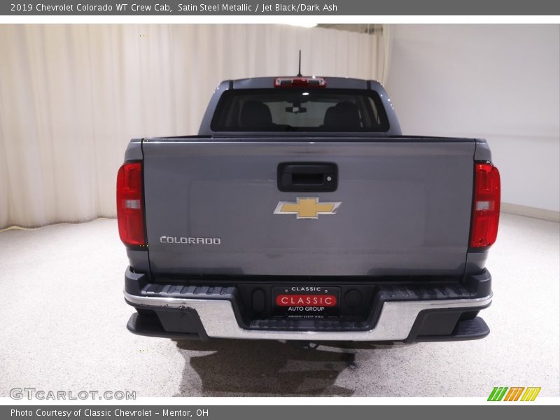 Satin Steel Metallic / Jet Black/Dark Ash 2019 Chevrolet Colorado WT Crew Cab
