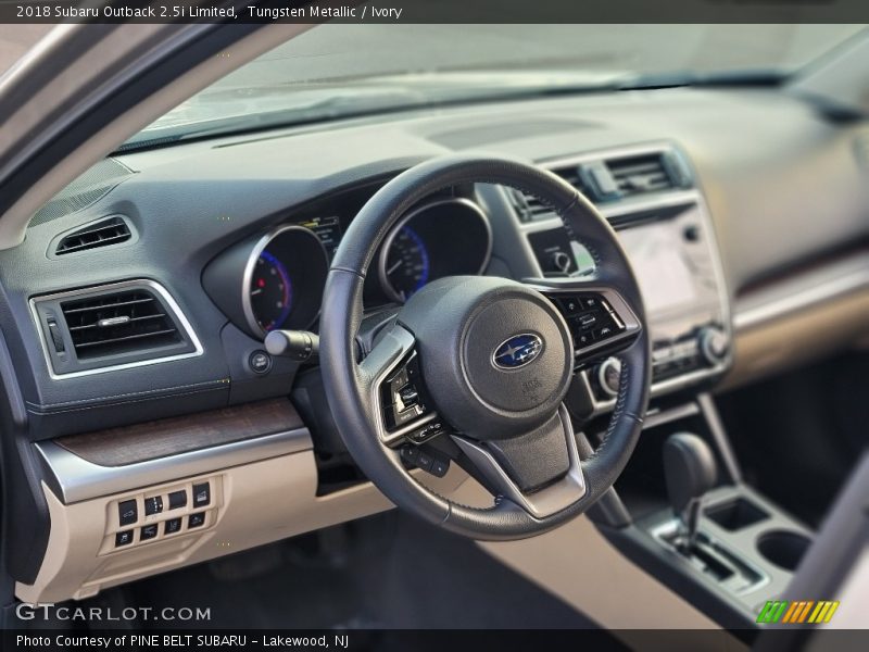 Tungsten Metallic / Ivory 2018 Subaru Outback 2.5i Limited