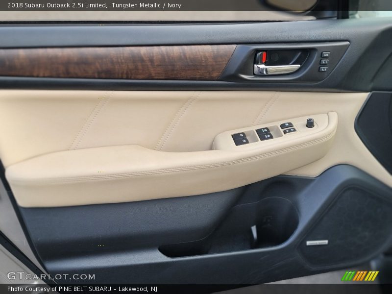 Tungsten Metallic / Ivory 2018 Subaru Outback 2.5i Limited