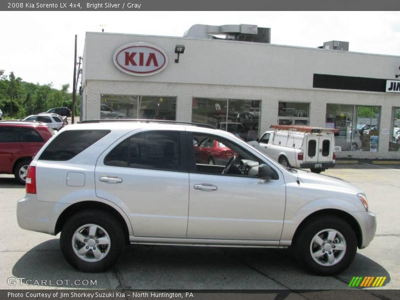 Bright Silver / Gray 2008 Kia Sorento LX 4x4