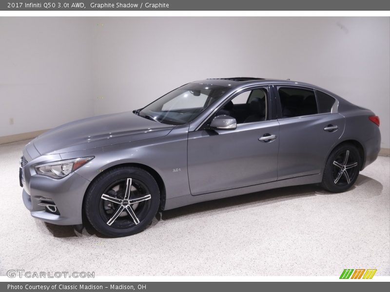 Front 3/4 View of 2017 Q50 3.0t AWD