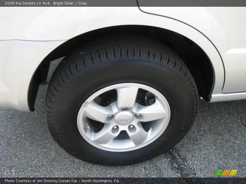 Bright Silver / Gray 2008 Kia Sorento LX 4x4