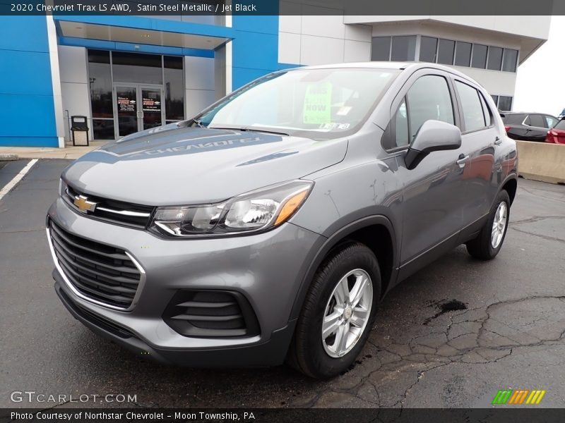 Satin Steel Metallic / Jet Black 2020 Chevrolet Trax LS AWD