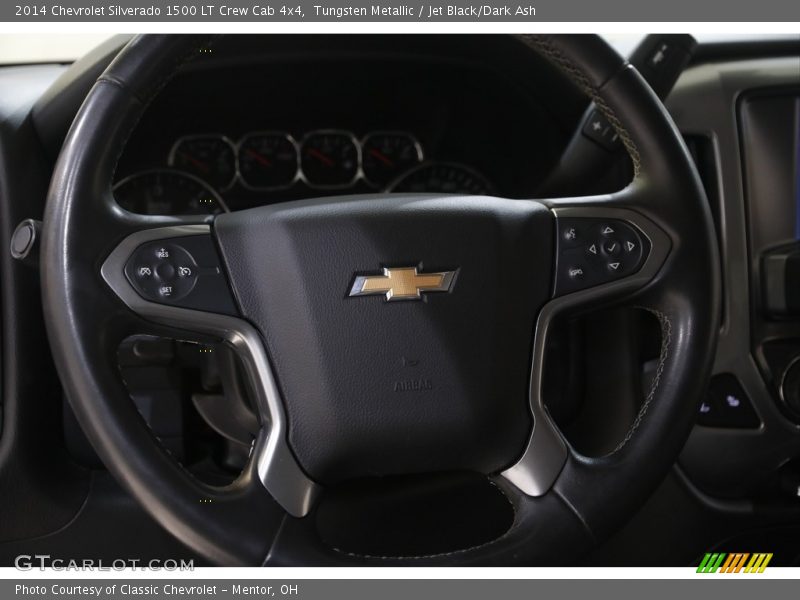 Tungsten Metallic / Jet Black/Dark Ash 2014 Chevrolet Silverado 1500 LT Crew Cab 4x4