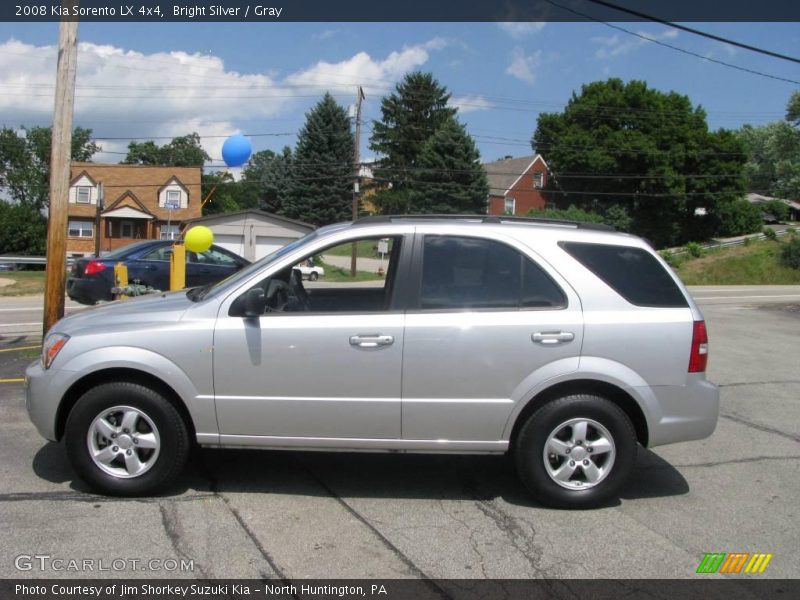 Bright Silver / Gray 2008 Kia Sorento LX 4x4