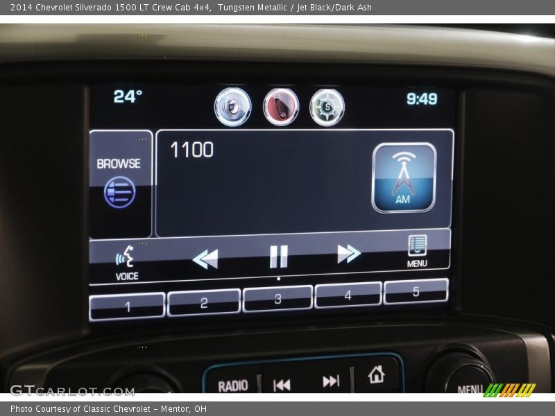 Tungsten Metallic / Jet Black/Dark Ash 2014 Chevrolet Silverado 1500 LT Crew Cab 4x4