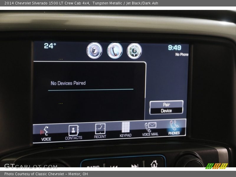 Tungsten Metallic / Jet Black/Dark Ash 2014 Chevrolet Silverado 1500 LT Crew Cab 4x4