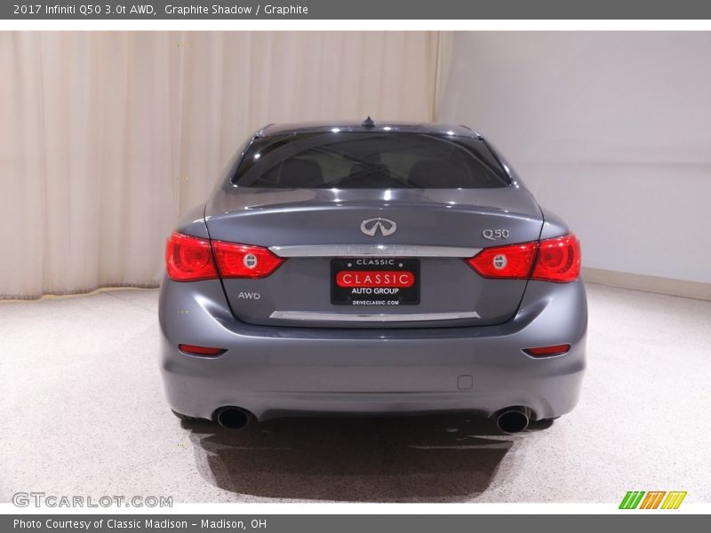 Graphite Shadow / Graphite 2017 Infiniti Q50 3.0t AWD