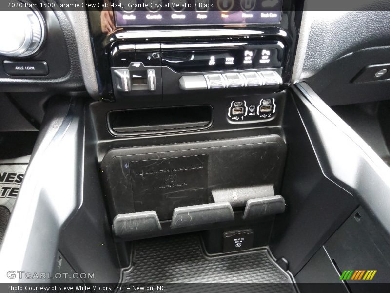 Granite Crystal Metallic / Black 2020 Ram 1500 Laramie Crew Cab 4x4