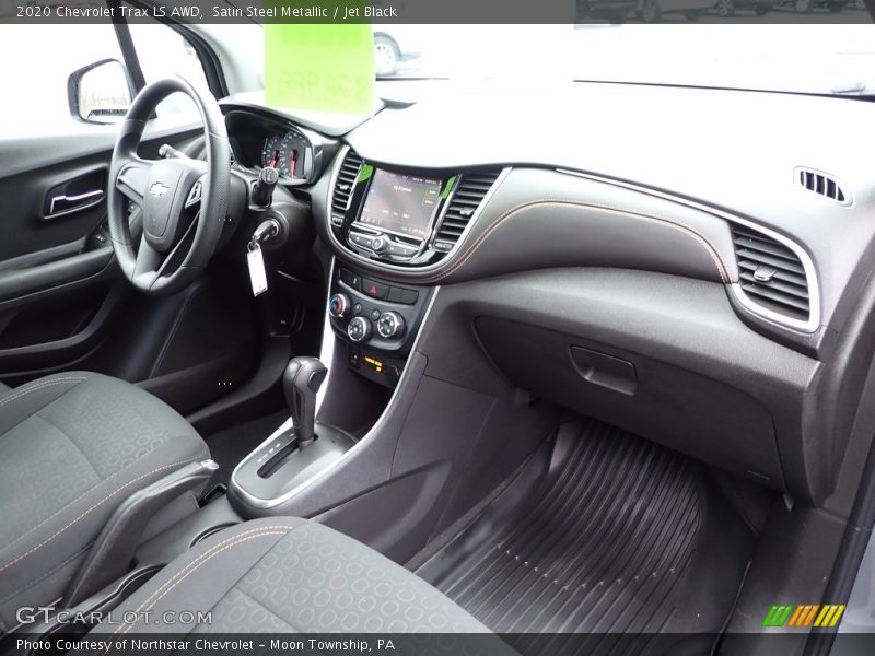 Satin Steel Metallic / Jet Black 2020 Chevrolet Trax LS AWD