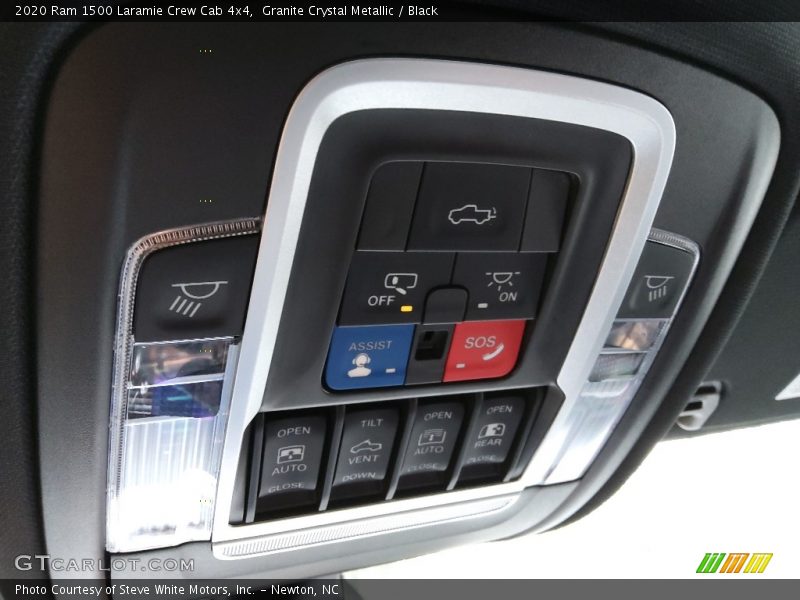 Granite Crystal Metallic / Black 2020 Ram 1500 Laramie Crew Cab 4x4