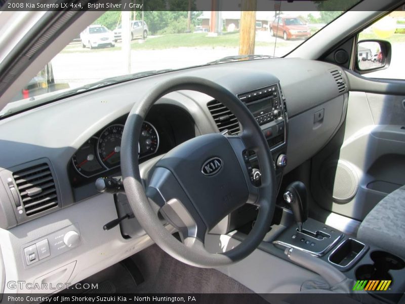Bright Silver / Gray 2008 Kia Sorento LX 4x4