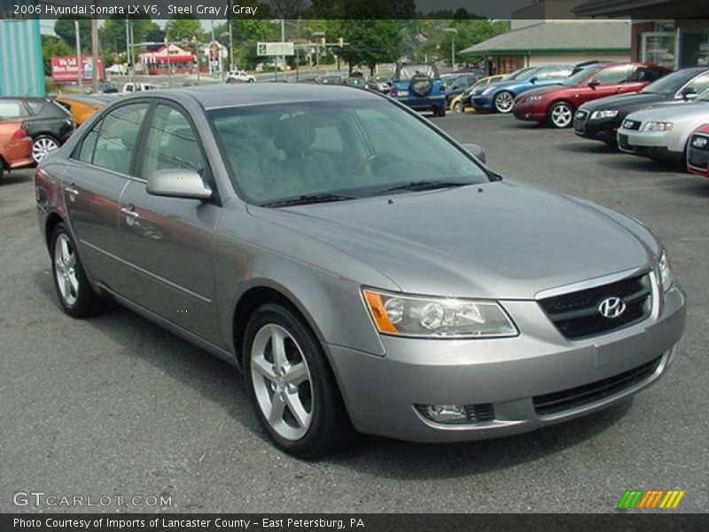 Steel Gray / Gray 2006 Hyundai Sonata LX V6