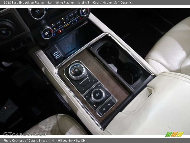 White Platinum Metallic Tri-Coat / Medium Soft Ceramic 2019 Ford Expedition Platinum 4x4