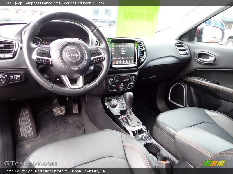 Velvet Red Pearl / Black 2021 Jeep Compass Limited 4x4