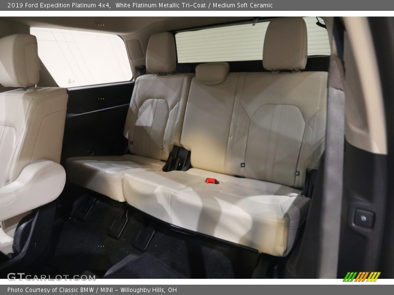 White Platinum Metallic Tri-Coat / Medium Soft Ceramic 2019 Ford Expedition Platinum 4x4