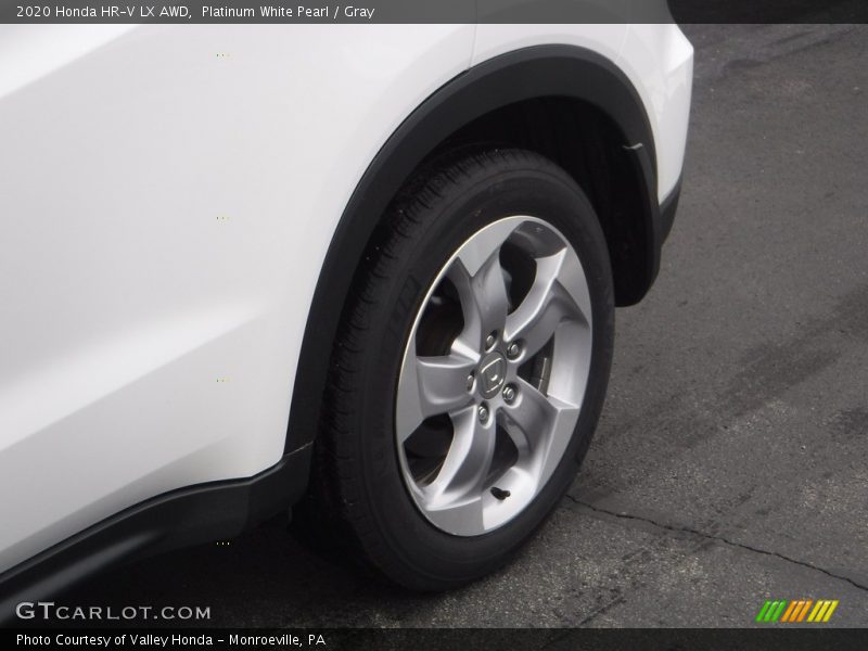 Platinum White Pearl / Gray 2020 Honda HR-V LX AWD
