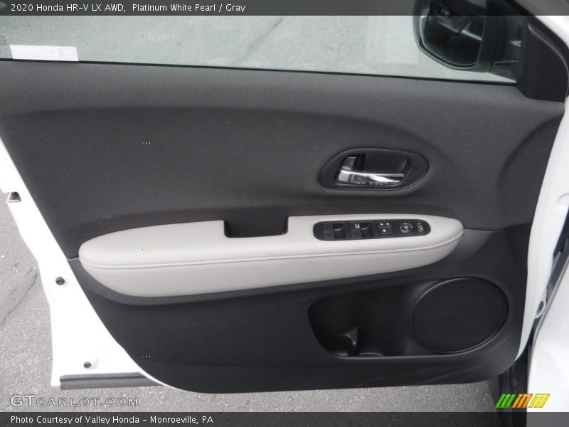 Platinum White Pearl / Gray 2020 Honda HR-V LX AWD