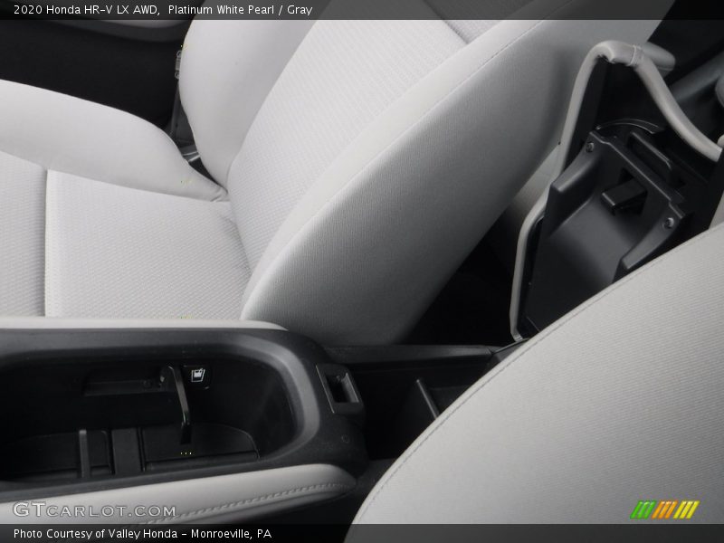 Platinum White Pearl / Gray 2020 Honda HR-V LX AWD