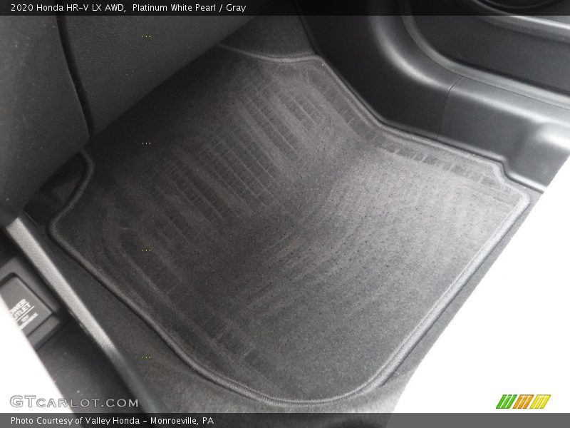 Platinum White Pearl / Gray 2020 Honda HR-V LX AWD