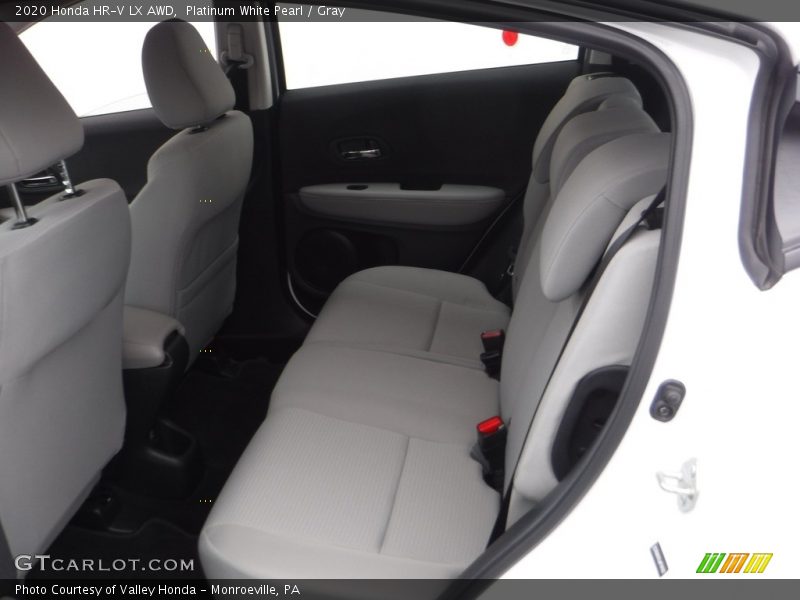 Platinum White Pearl / Gray 2020 Honda HR-V LX AWD