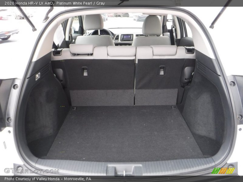 Platinum White Pearl / Gray 2020 Honda HR-V LX AWD