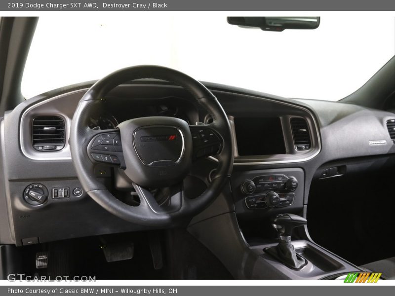 Destroyer Gray / Black 2019 Dodge Charger SXT AWD