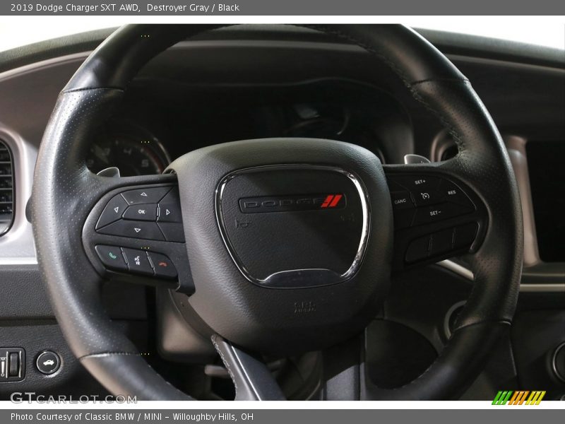 Destroyer Gray / Black 2019 Dodge Charger SXT AWD