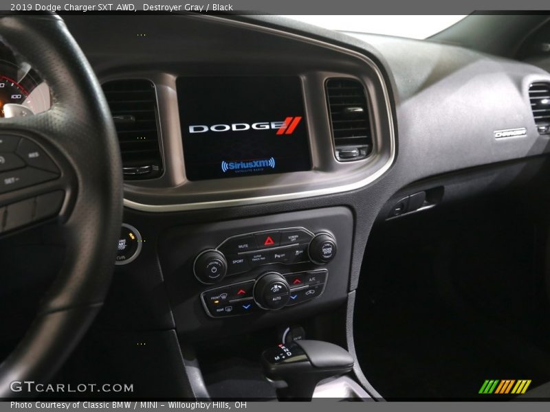 Destroyer Gray / Black 2019 Dodge Charger SXT AWD