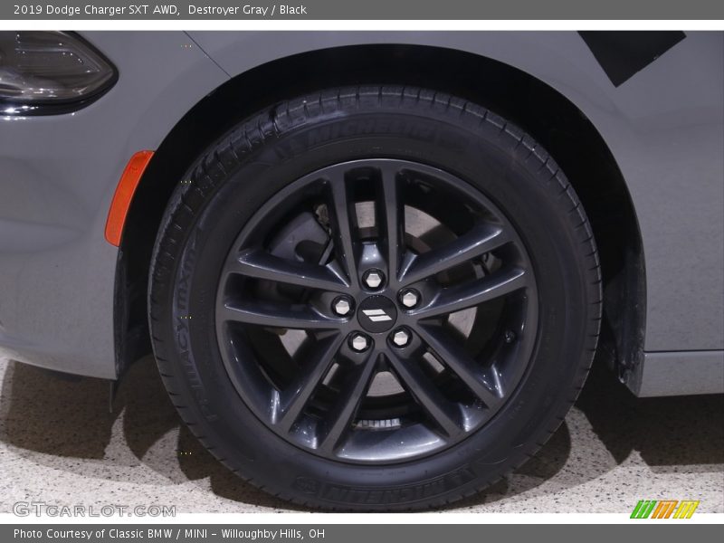 Destroyer Gray / Black 2019 Dodge Charger SXT AWD