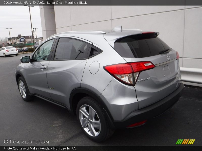 Lunar Silver Metallic / Black 2019 Honda HR-V EX AWD