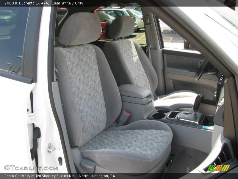 Clear White / Gray 2008 Kia Sorento LX 4x4