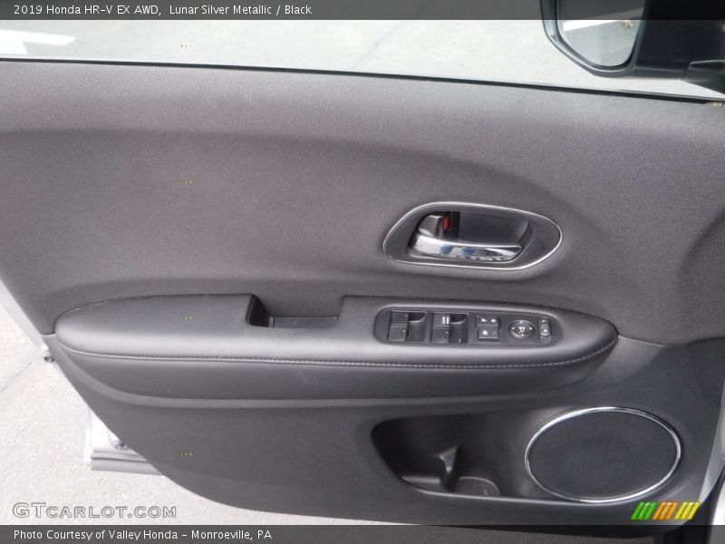 Lunar Silver Metallic / Black 2019 Honda HR-V EX AWD