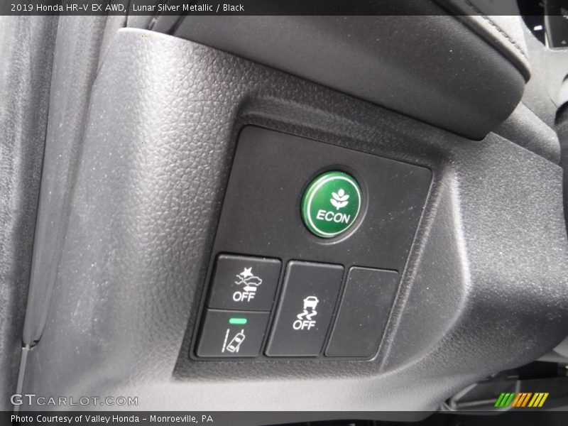 Lunar Silver Metallic / Black 2019 Honda HR-V EX AWD