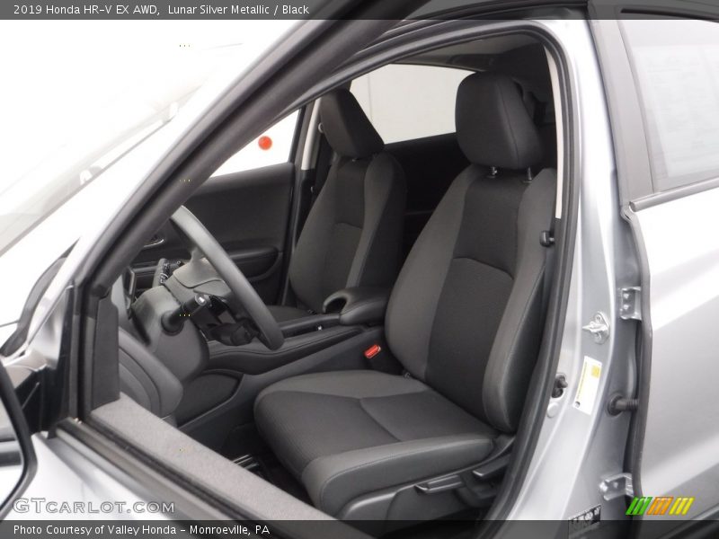 Lunar Silver Metallic / Black 2019 Honda HR-V EX AWD