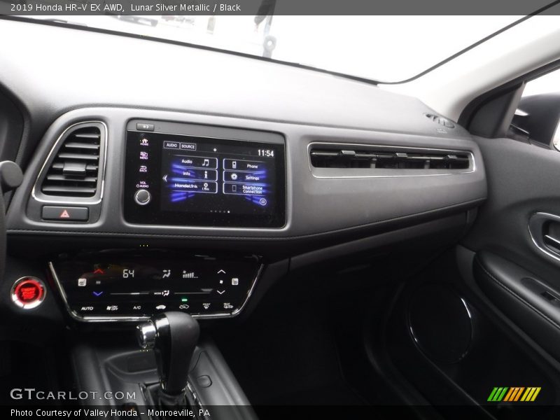 Lunar Silver Metallic / Black 2019 Honda HR-V EX AWD