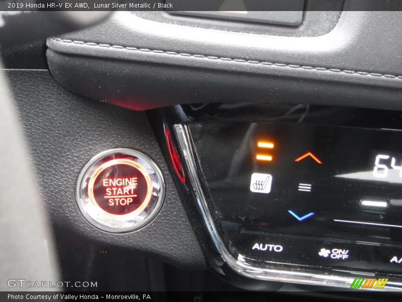 Lunar Silver Metallic / Black 2019 Honda HR-V EX AWD