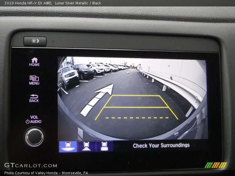 Lunar Silver Metallic / Black 2019 Honda HR-V EX AWD